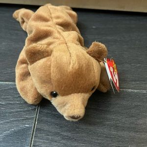 1993 CUBBIE BROWN BEAR | TY BEANIE BABIES COLLECTION -STUFFED ANIMAL TOY VINTAGE
